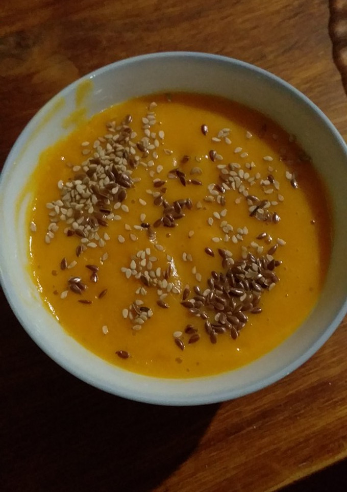 Una foto de Sopa crema de calabaza