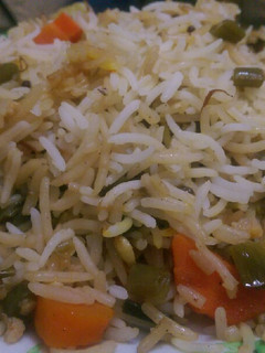 A picture of Vegetable Rice.