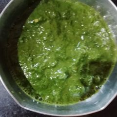 Coriander chutney A picture of Coriander chutney.