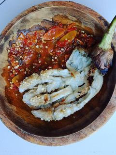Foto resep Terong Bakar Sambal Matah