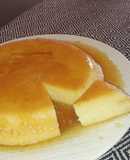 Flan de leche condensada y huevo