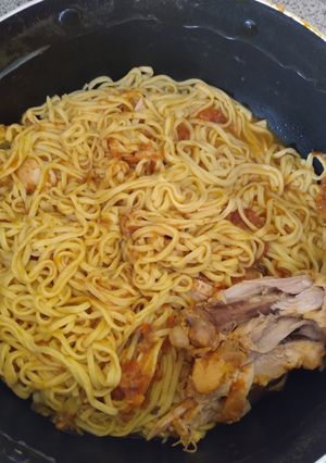 Una foto de Tallarines caseros