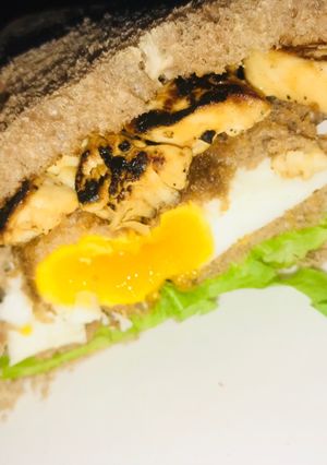 Hình của món Bánh mì healthy 💪🏻💪🏻💪🏻.