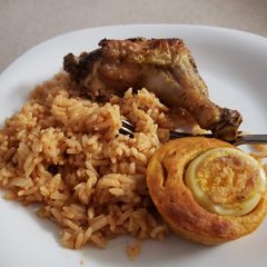 A picture of Jollof Rice.