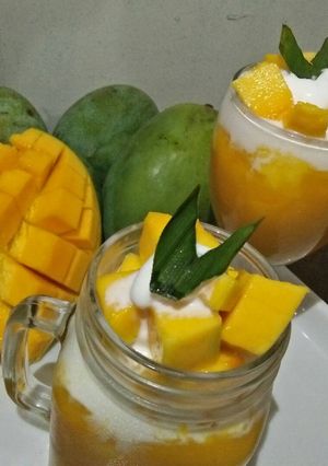 Foto resep Jus Mangga Jaman Now/Jus Mangga Kekinian #enakanbikinsendiri