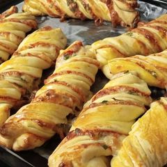 A picture of Twisted pizza sticks (iftar special).