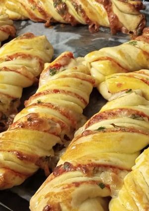 A picture of Twisted pizza sticks (iftar special).