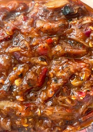 รูปของ แจ่วมะเอือด🌶️(แจ่วพริกแห้งมะแขว่น)