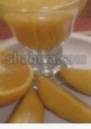 صورة لوصفة عصير المنجا بالبرتقال