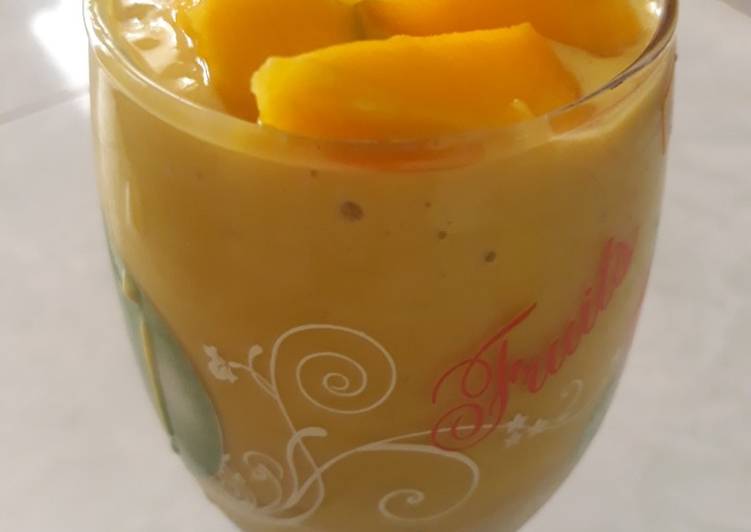 Resep Jus mangga+ alpukat lembut binggo, Enak Banget