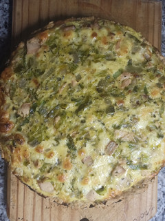 Una foto de Tarta de pollo y puerro