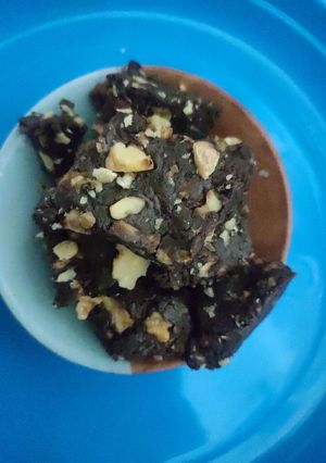 ઇન્સ્ટન્ટ ચોકલેટી અખરોટ ફજ (Instant Chocolaty Walnut Fudge Recipe In Gujarati) રેસીપી મુખ્ય ફોટો