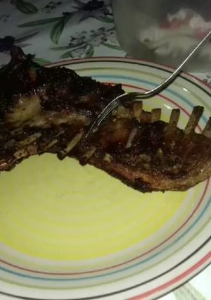 Una foto de Costilla de cerdo al horno