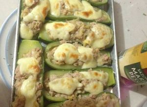 Una foto de Calabacitas rellenas