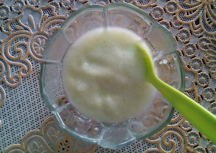 Bagaimana Membuat MPASI Bubur Nasi Santan, Sempurna