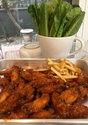 รูปของ ไก่บอนชอน ซอสโคชูจัง cochujang