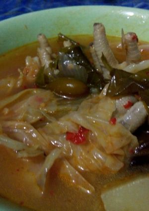 Foto resep Sayur asem ceker simple