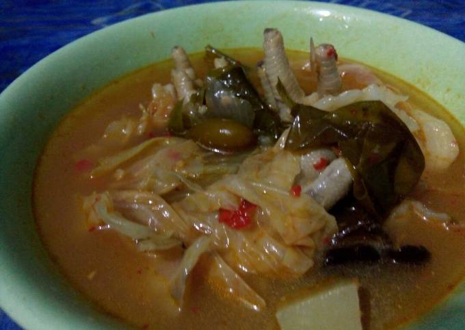 Sayur asem ceker simple