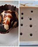 Helado de café capuchino con trocitos de chocolate