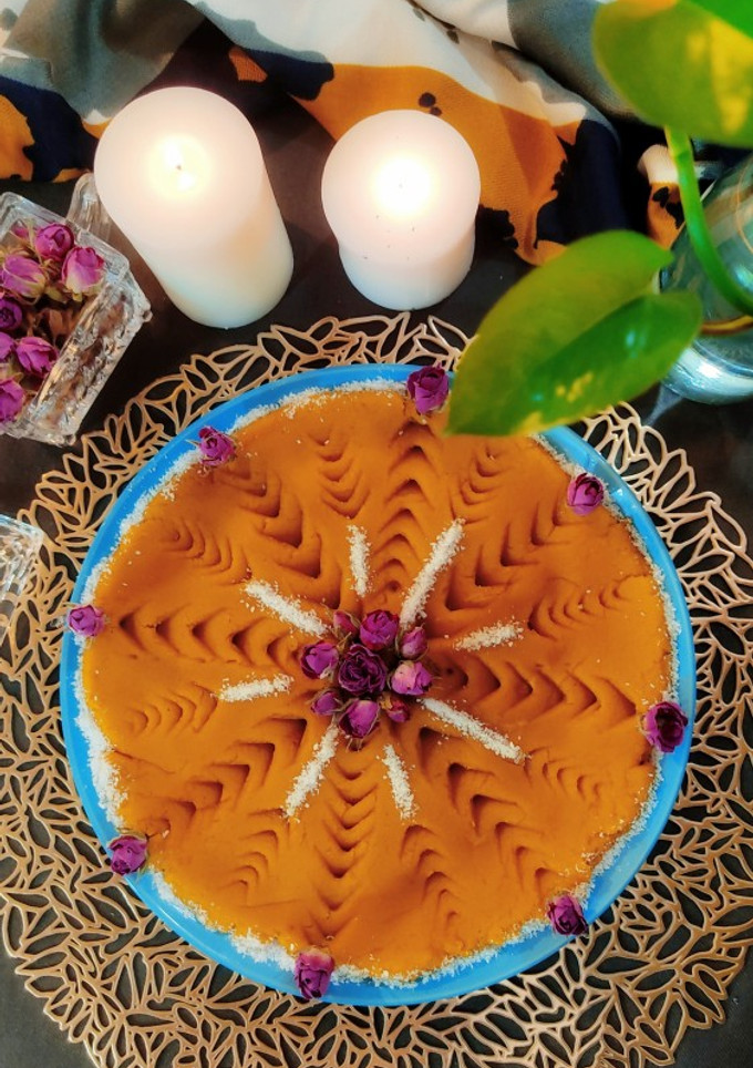 عکسی از دستور حلوای سه آرد با تمام نکات