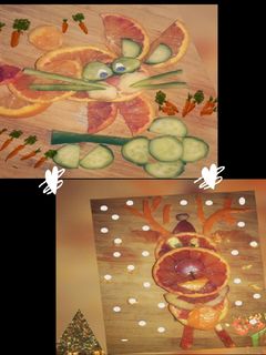 عکسی از دستور بشقاب میوه کودکان