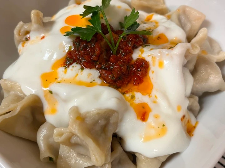 Easy Steps to Prepare Recipes Turkish Manti/Dumpling Turkish Style the Can Spoil the Tongue Appealing.