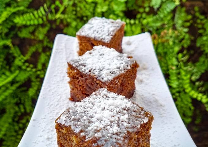 Bolu pisang coklat tanpa mixer