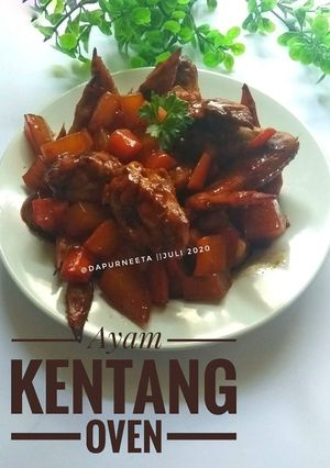 Foto resep Ayam kentang panggang