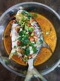 Ikan Bawal Emas Masak Stim