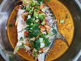 Ikan Bawal Emas Masak Stim