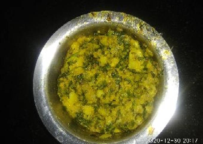 Recipe of Speedy Aloo Methi sabji