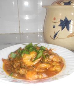 صورة لوصفة صوص🥘 بالجمبري 🦐