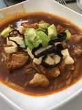 Sopa de tortilla a la Sonorense