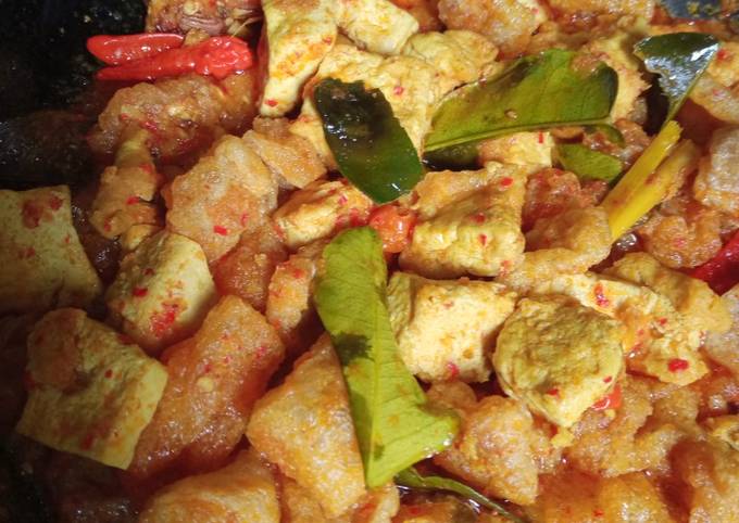 Sambel krecek tahu(pendamping gudeg)