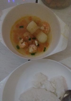 Foto resep Sup seafood sederhana untuk sikecil