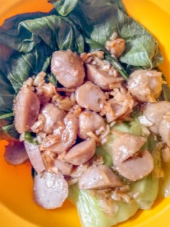 Recipe Pokcoy Bakso Saus Tiram the  Makes Drooling Makes you drool
