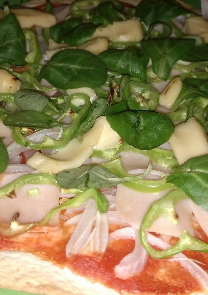 Una foto de Pizza saludable