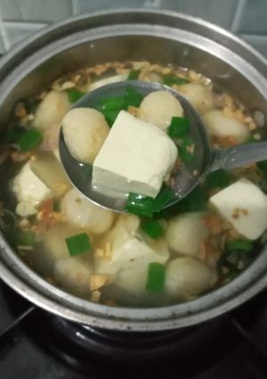Foto resep Sup Tahu Bakso Ikan