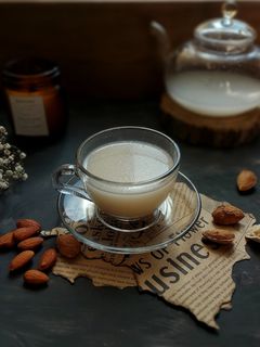 عکسی از دستور چای بادام(دمنوش بادام)