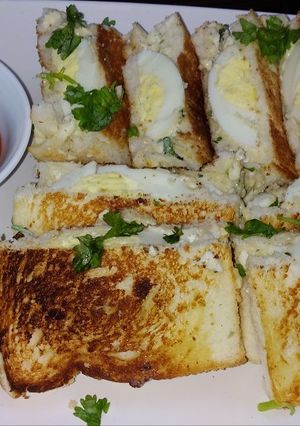A picture of Boiled Egg Creamy Sandwich.