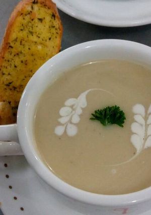 Foto resep Cream of Chicken Soup