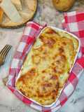 Gratin di patate salsiccia e asiago