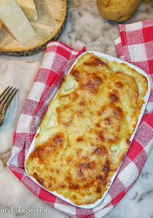 Foto di Gratin di patate salsiccia e asiago
