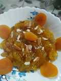 Apricot halwa