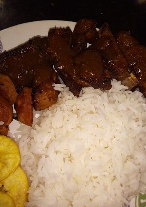 Una foto de Costillas en Salsa BBQ