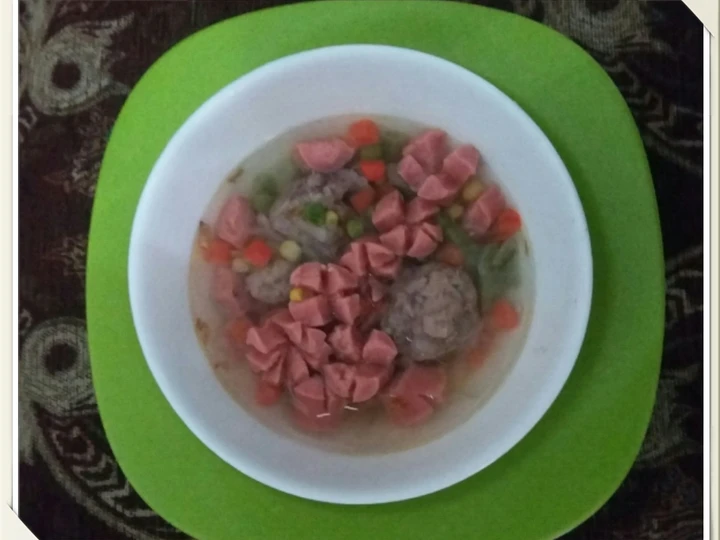 Langkah Gampang Membikin Resep Sop Daging Warna Warni rasa Pala yang  Bikin Ketagihan Anti Ribet, Lezat