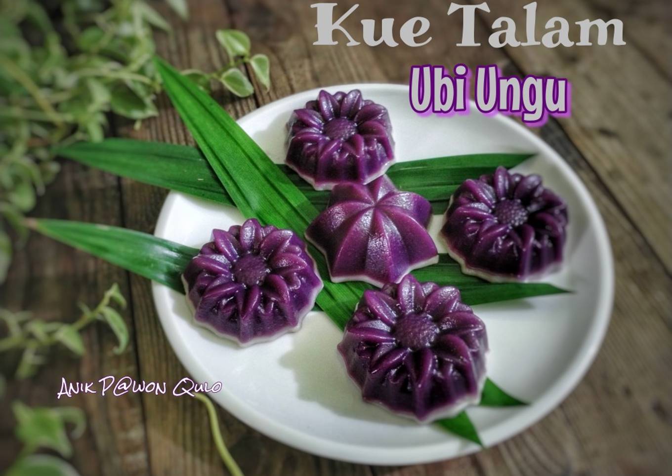 Kue Talam Ubi Ungu