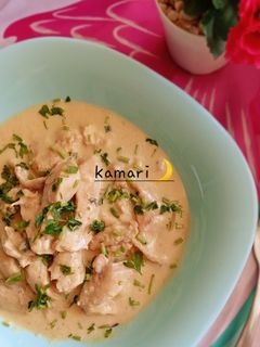 صورة لوصفة شرائح دجاج بالكريمة