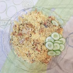 A picture of Beef pulao Biryani.