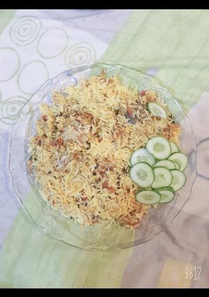 A picture of Beef pulao Biryani.